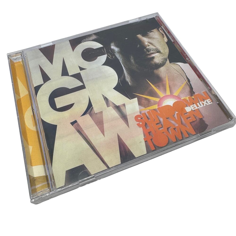 Tim McGraw Sundown Heaven Town Deluxe Edition CD 2014 Country Music
